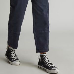 Cropped Barrel-leg pant